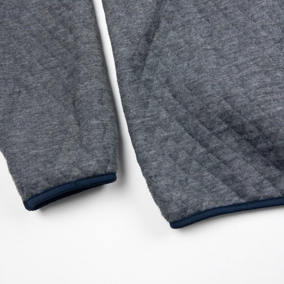 Marine Layer Corbet Pullover Men's Medium Reversible Quilted Snap Blue Gray - Picture 5 of 16